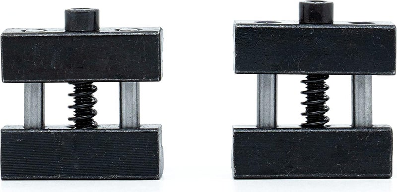 LLDSIMEX 2PCS Set Steel Milling Machine Vise Quick Clamp Work Stop - Image 2